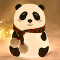 Cute Panda Soft Silicone LED Animal Bedside Lamp | Tap Control & USB Rechargeable | Panda Night Light for Kids