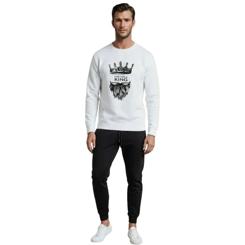 LION Printed Maroon Tracksuit Sweatshirt & Trouser | Warm & Comfortable Winter Wear | LargeLION Printed Maroon Tracksuit Sweatshirt & Trouser | Warm & Comfortable Winter Wear | Large