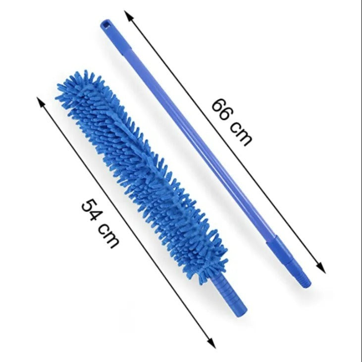 Extendable Microfiber Duster with Telescopic Handle | Long Reach, Bendable Head & Washable Cleaner