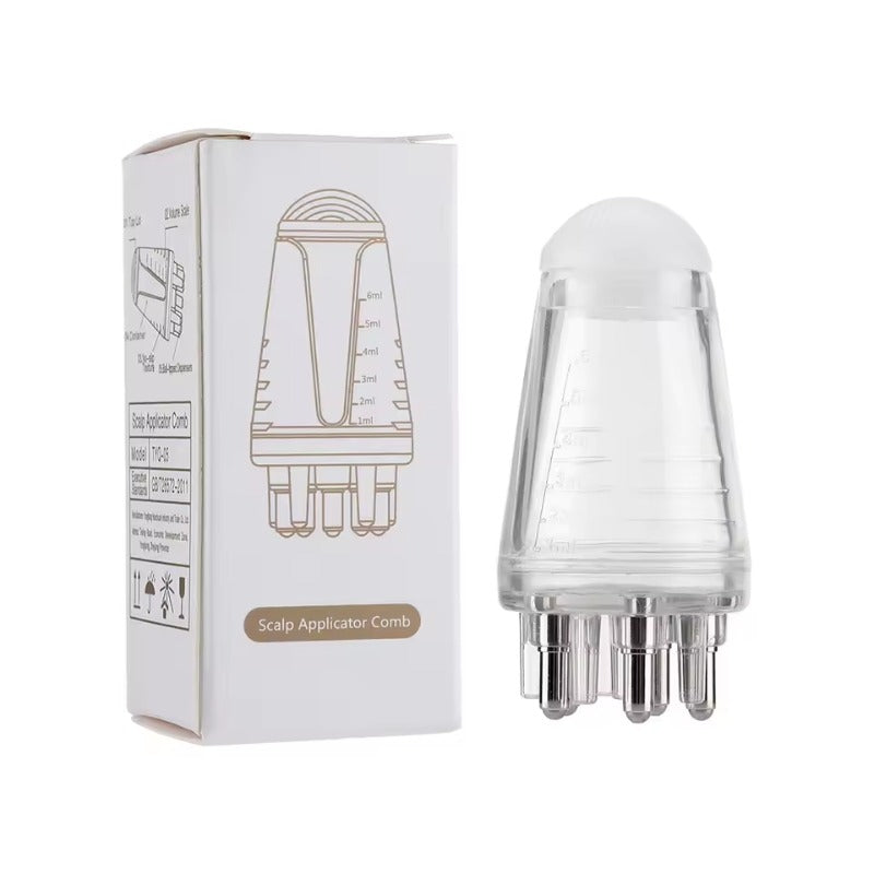 2-in-1 Scalp Root Hair Oil Applicator Comb | Hair Growth & Scalp Care Massage Tool
