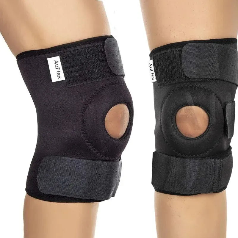 Adjustable Open Patella Knee Support Brace | Compression Knee Cap for Gym, Running, Walking & Sports | Joint Support for Men & Women | Random Color