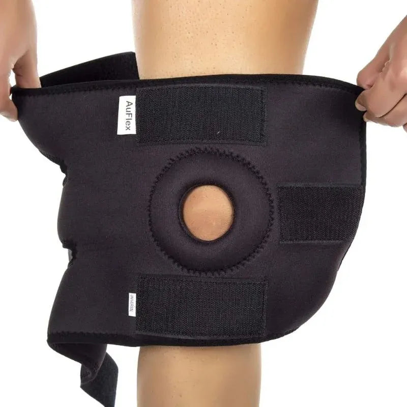Adjustable Open Patella Knee Support Brace | Compression Knee Cap for Gym, Running, Walking & Sports | Joint Support for Men & Women | Random Color